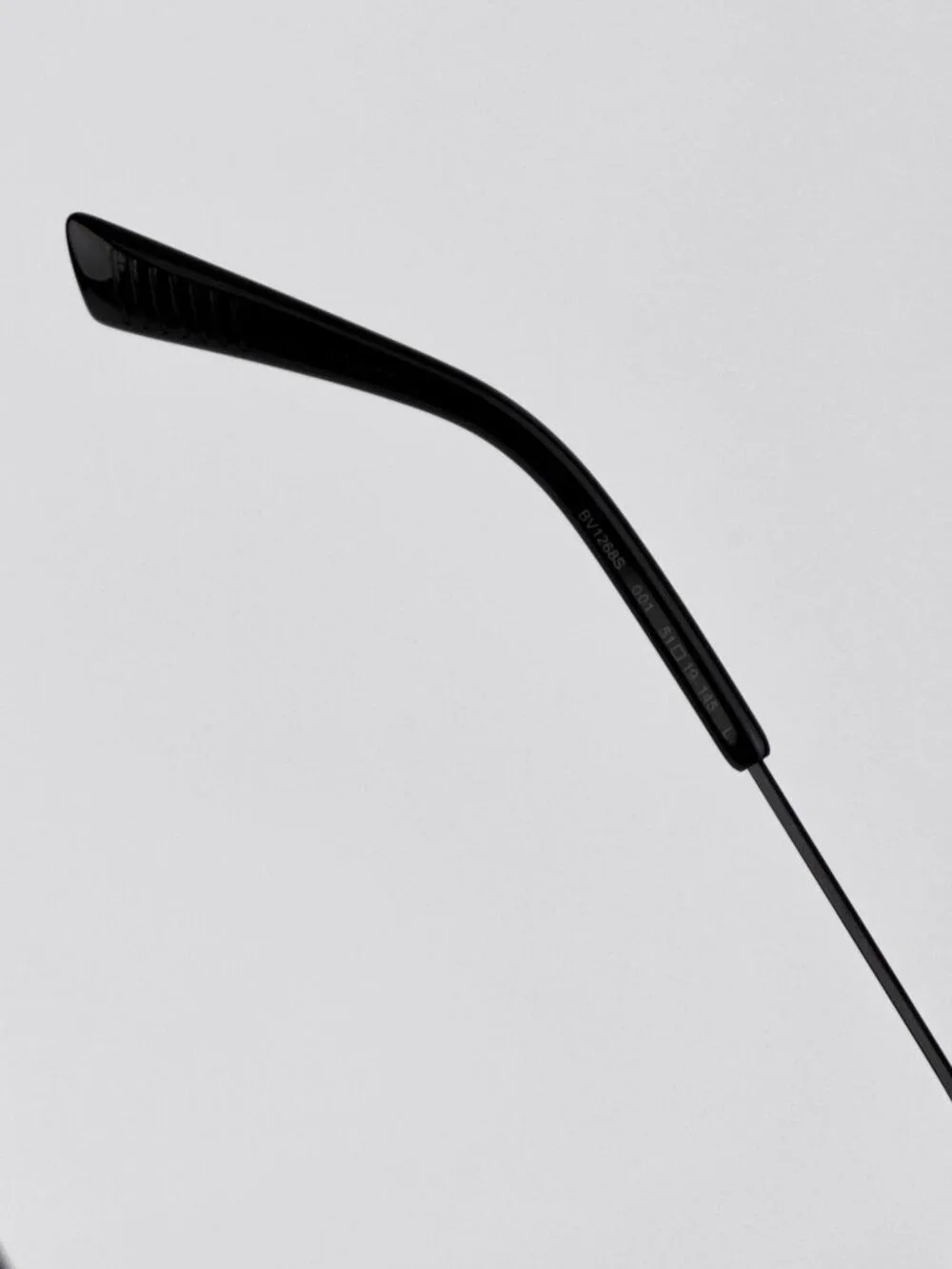 Bottega Veneta Unisex Sunglasses | Black Round Frame | Grey Lenses | BV1268S 001